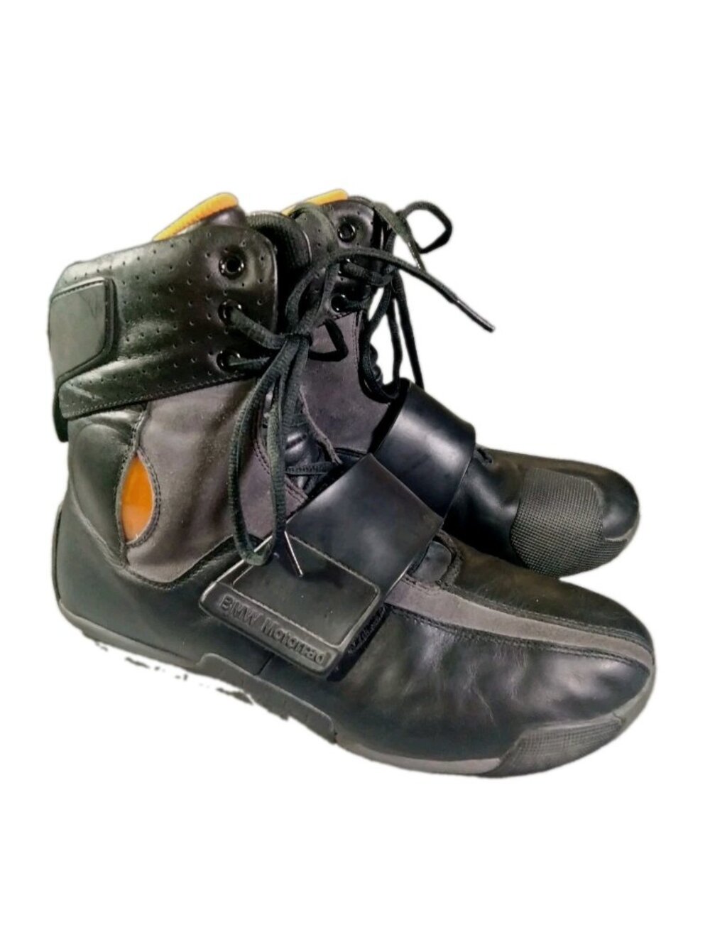 BMW Men's Motorrad Motorcycle Black Boots Size US 10.5